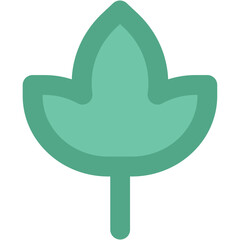 Plant icon in editable line vector
