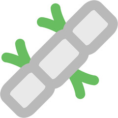 Plant icon in editable line vector