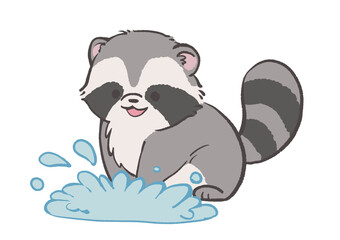 アライグマ © 友紀 寺崎