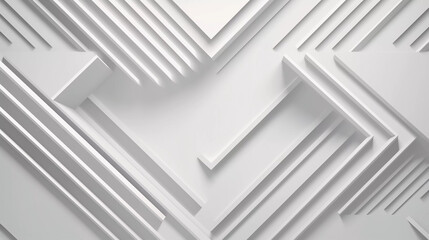 White abstract Background with geometric patterns