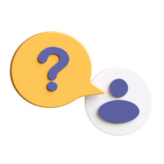 Customer information service. Admin icon shows a question mark. social media page admin