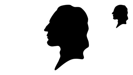 Jacques-Louis David silhouette