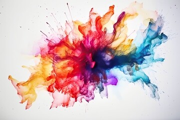 abstract background with burst of colors, rainbow exlplosion texture Generative AI