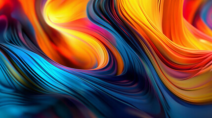 A colorful wave and textured background