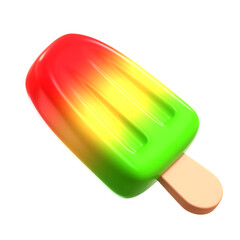 rainbow popsicle stick illustration