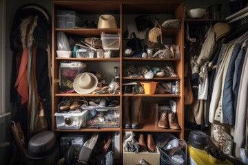 decluttering masterclass, with step-by-step instructions and tips for getting rid of clutter once and for all, created with generative ai