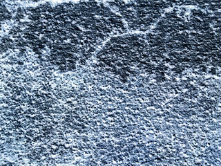 The background has unusual patterns and beautiful colors.