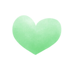 green heart shape