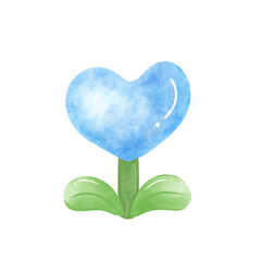 heart shaped flower