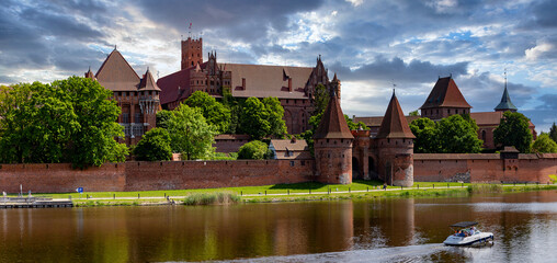 medieval Teutonic castle in Malbork