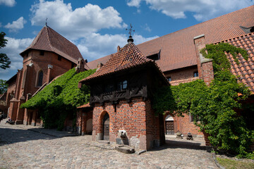 medieval Teutonic castle in Malbork
