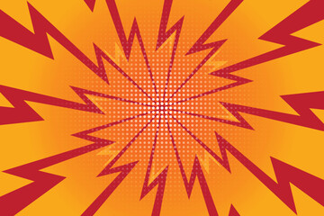 Retro comics style abstract blue background