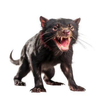 recommend clip art: Tasmanian devil isolated on white created with Generative AI