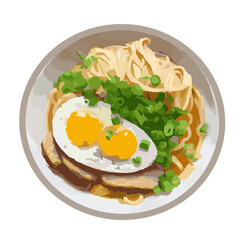 Ramen, Udon, Japanese Food, Noodles, Soup, Hot Food, Egg, Chashu Pork, Chashu Crispy Pork