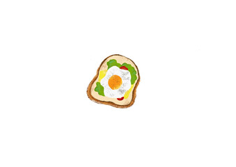 easter egg with eggs