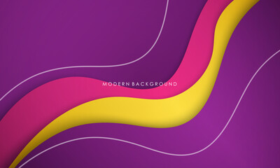 Modern abstract background colorful yellow, pink and purple design