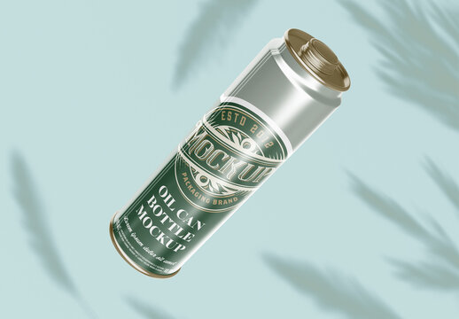 Olive Oil Tin Can Mockup