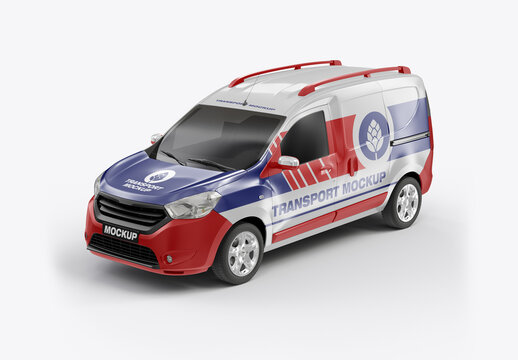 Panel Minivan Mockup 