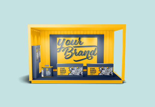 Exhibition Booth Mockup