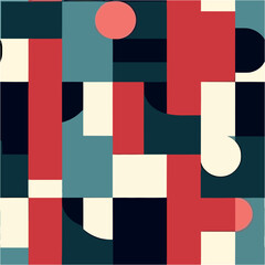 Abstract Fusion: Intriguing Geometric Patterns