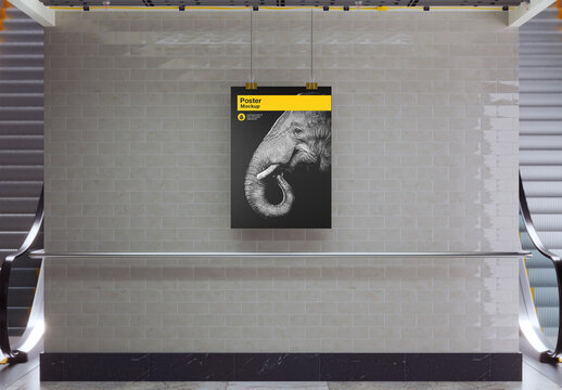 Subway Poster mockup
