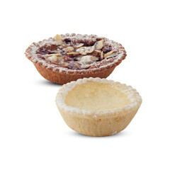 Egg Tart isolated transparent background