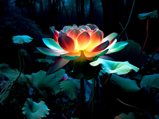 Fototapeta na wymiar Elpis Flower - the spirit of Hope (Greek mythology) - AI generated