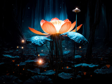 Elpis Flower - the spirit of Hope (Greek mythology) - AI generated