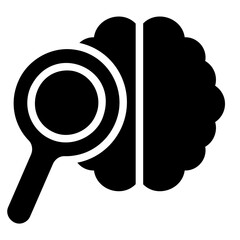 exploration glyph icon