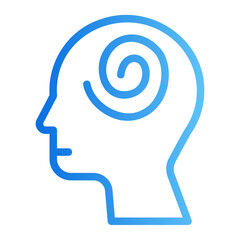 hypnotism gradient icon