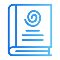 book gradient icon