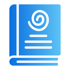 book gradient icon