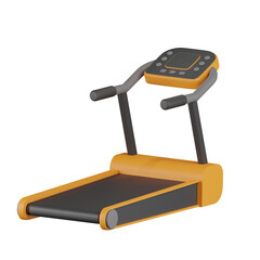 Fototapeta premium Treadmill Gym Fitness 3D Illustrations