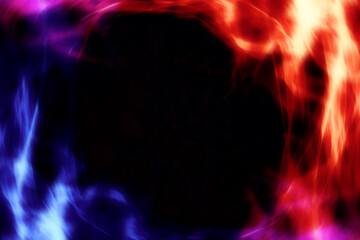 幻想的な炎の抽象背景