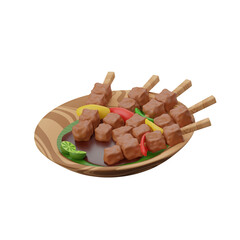 Sate Eid Adha 3D Illustrations