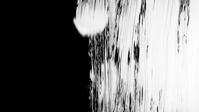 Paint Brush Transition mask, Natural shoots, white Brash background