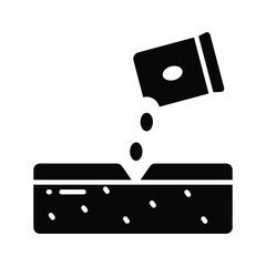 Download this amazing icon of seeding in modern style, isolated on white background