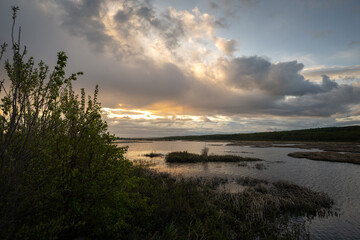 Potter Marsh Sunset