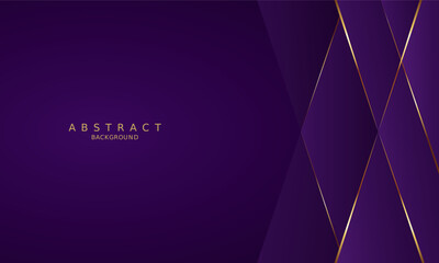 luxury premium purple background and gold line
