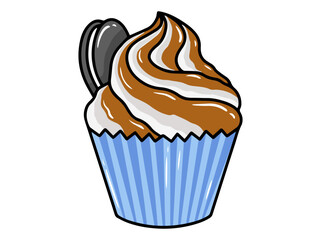 Hand drawn Dessert Cake Illustration
