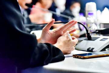 business people working in office