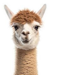 Fototapeta premium Cute baby isolated on a white background. Generative AI