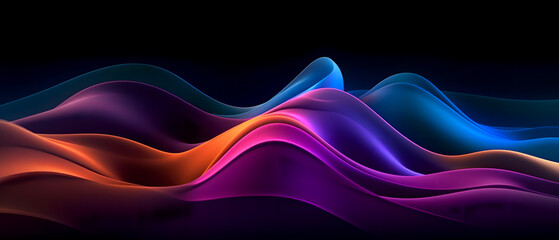 Abstrakter 3D-Hintergrund. generiert mit KI