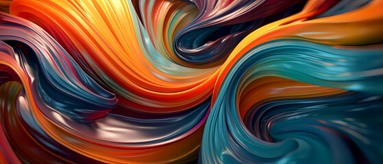 Obraz premium Abstrakter 3D-Hintergrund. generiert mit KI