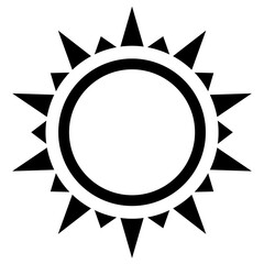 Sun icon