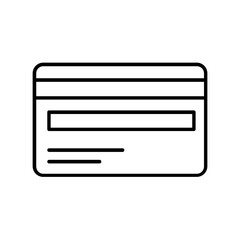Credit card icon. Card payment