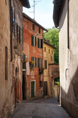 Fototapeta na wymiar Castiglione Olona, historic town in Varese province, italy
