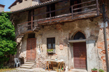Castiglione Olona, historic town in Varese province, italy
