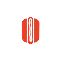 Dog Fast Food Solid Icon