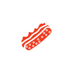 Dog Fast Food Solid Icon